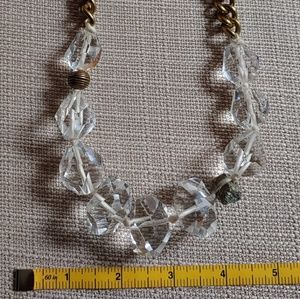 Silpada crystal and bronze necklace
